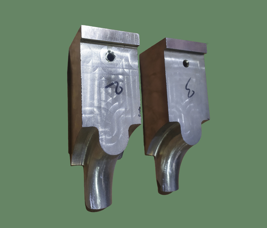 Custom tube bending mandrel and tooling set